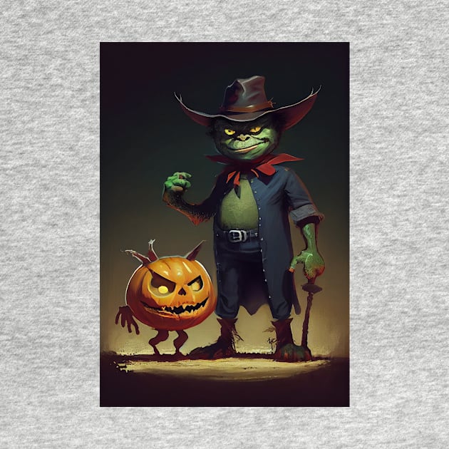 Troll with pet pumpkin by dholzric